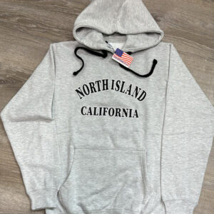 CRO 009 Coronado Grey Island Adult Hoodie