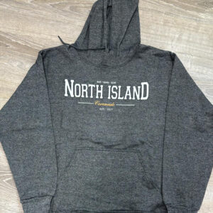 CRO 010 Coronado Charcoal Island Adult Hoodie
