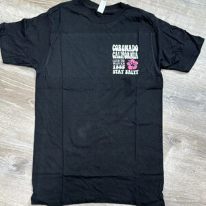 CRO 015 Coronado Black Catch The Waves Adult T-Shirt