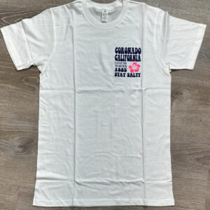 CRO 016 Coronado White Catch The Waves Adult T-Shirt