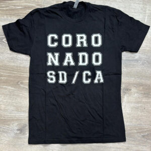 CRO 017 Coronado Black Adult T-Shirt