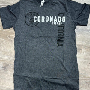 CRO 018 Coronado Island Charcoal Adult T-Shirt