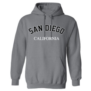 AEH 4007 D-1 Adult Embroidery Hoodie Steel Grey