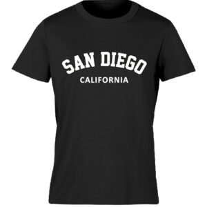 AET 1207 SD,CA D-1 Embroidery Black Adult T- Shirt