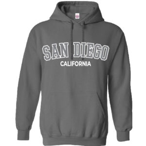 AH 5025 SD,CA D-1, Charcoal Adult Hoodie