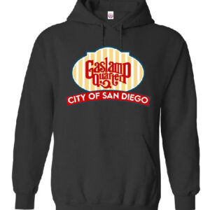 AH 5032 Gaslamp Quarter, City of San Diego Black Adult Hoodie