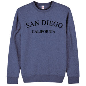 AS 2015 SD, CA Embroidery Navy Adult Sweatshirt