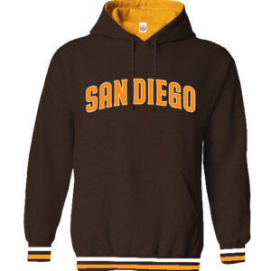 YH 6013 San Diego,Brown Youth Hoodie