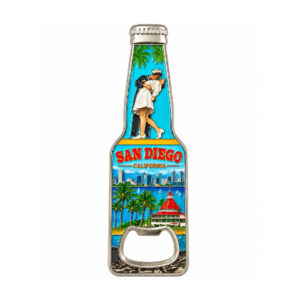 BOM 025 Unconditional Love & Skyline Bottle Opener Magnet