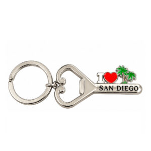 KC 067 I Love San Diego Palm Tree Bottle Opener