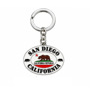 KC 071 San Diego California Bear Keychain
