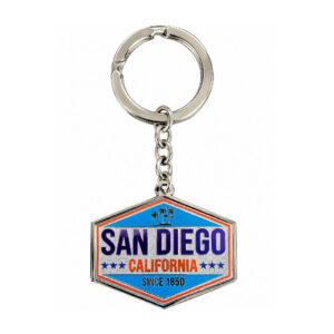 KC 091 San Diego California, Since 1850 Keychain