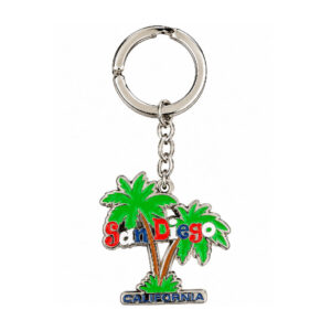 KC 093 San Diego Palm Tree Keychain