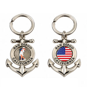 KC 096 Anchor, USA Flag & Sailor Front & Back