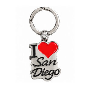 KC 108 I Love San Diego Keychain