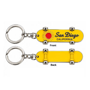 KC 111 San Diego Skateboard Sun Front & Back