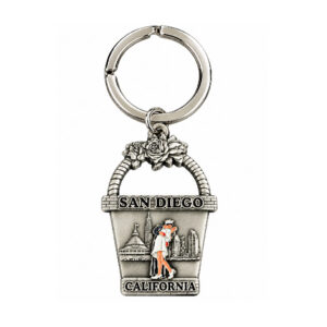KC 117 Sailor, Skyline & Coronado Basket Keychain