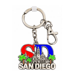 KC 123 SD Latters & Balboa Park Keychain