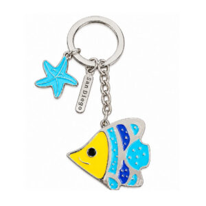 KC 302 Tropical Fish & Star Fish Keychain