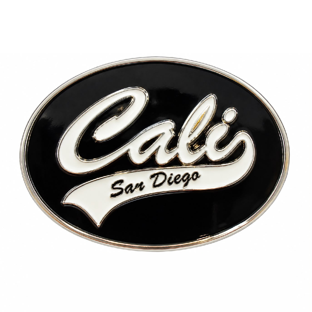 MM 025 Oval Cali San Diego Design Magnet with a Classic Look