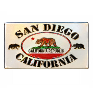 PM 07 San Diego California Bear Photo Magnet