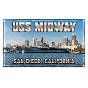 PM 21 USS Midway San Diego Photo Magnet